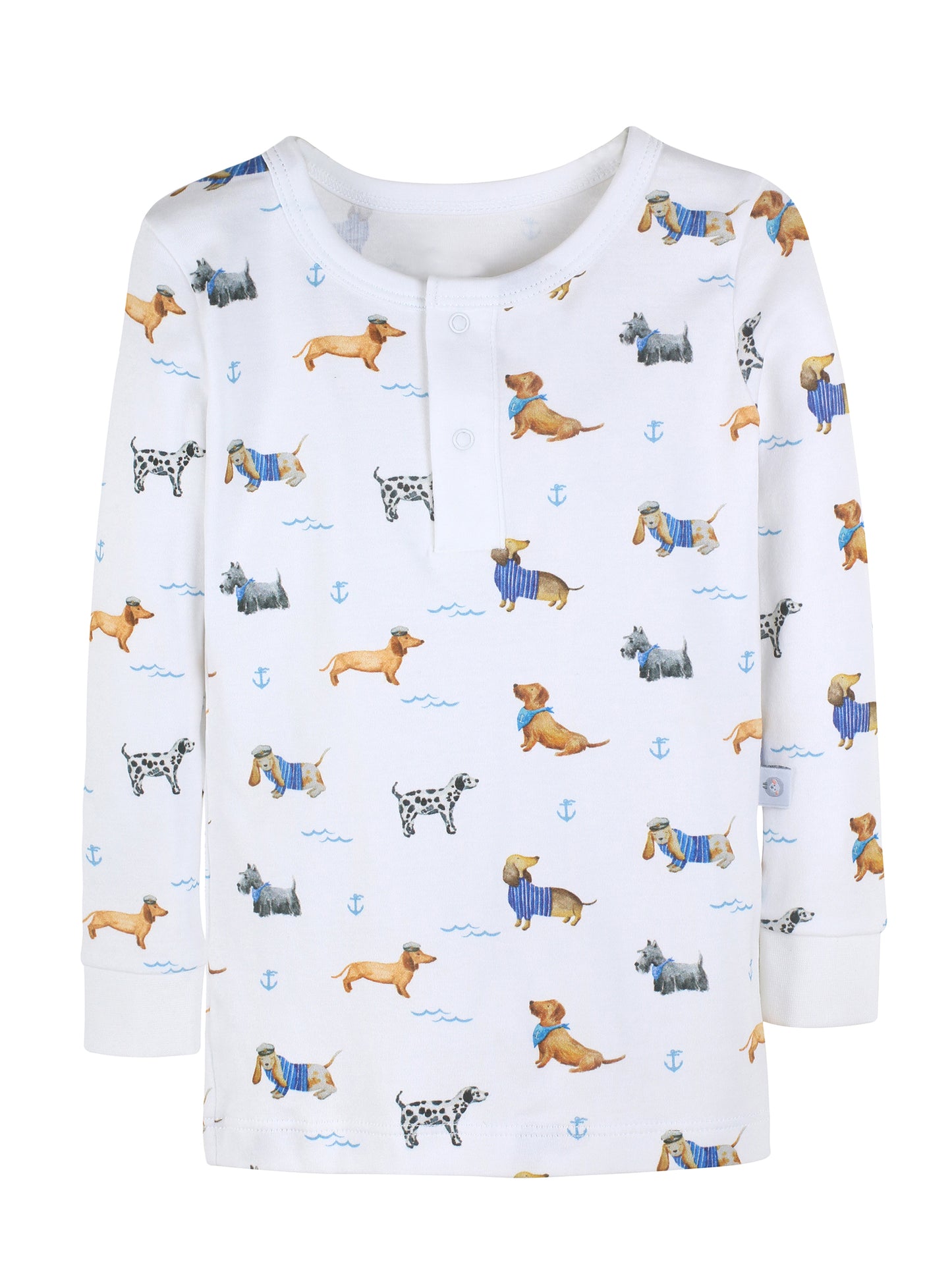 Sailor Puppy Long Pajama Set