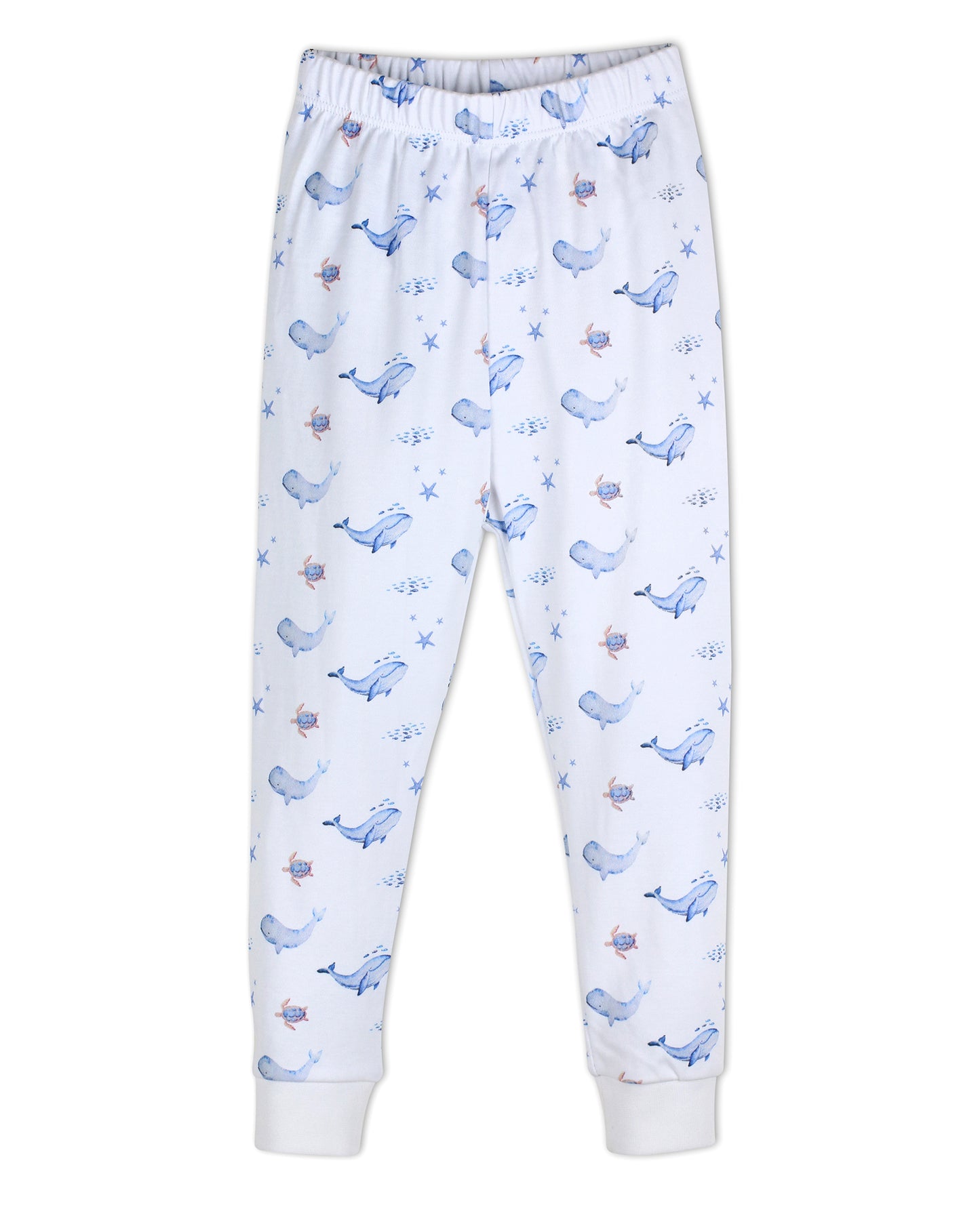 Whales and Turtles Long Pajama Set