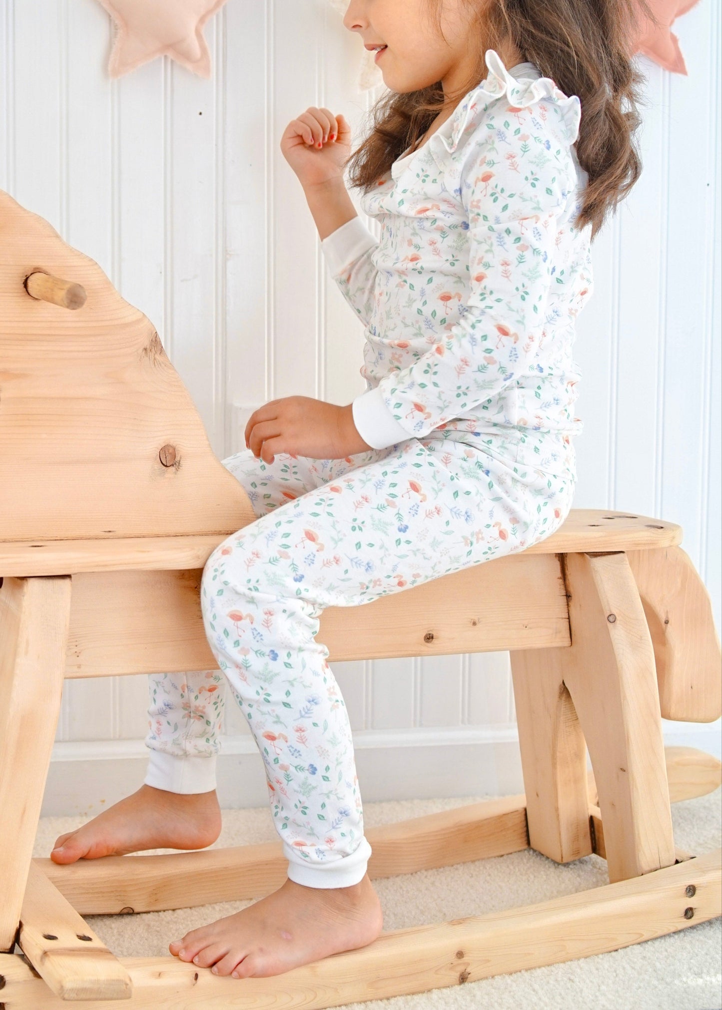 Miss Flamingo Long Pajama Set