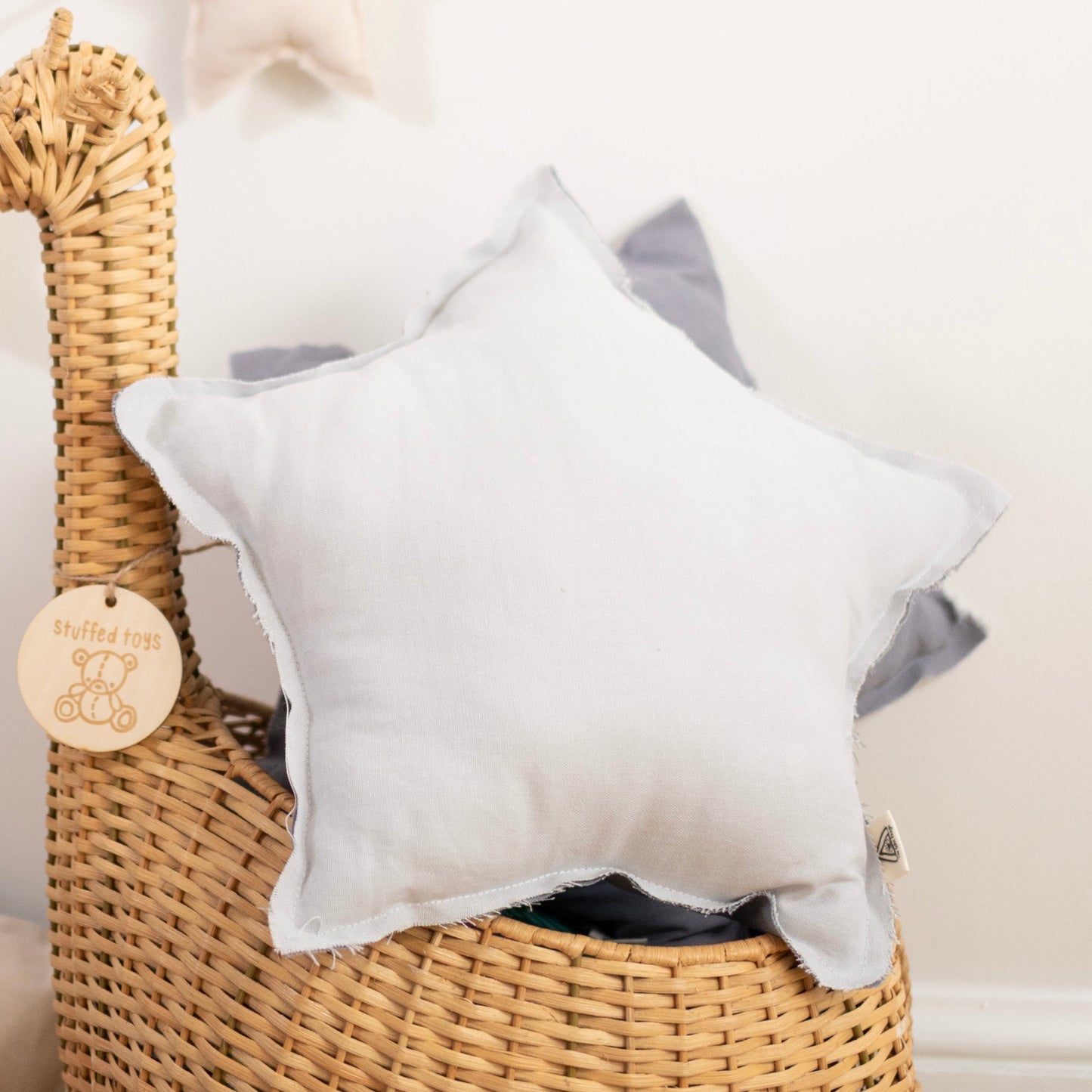 Linen Star Pillow