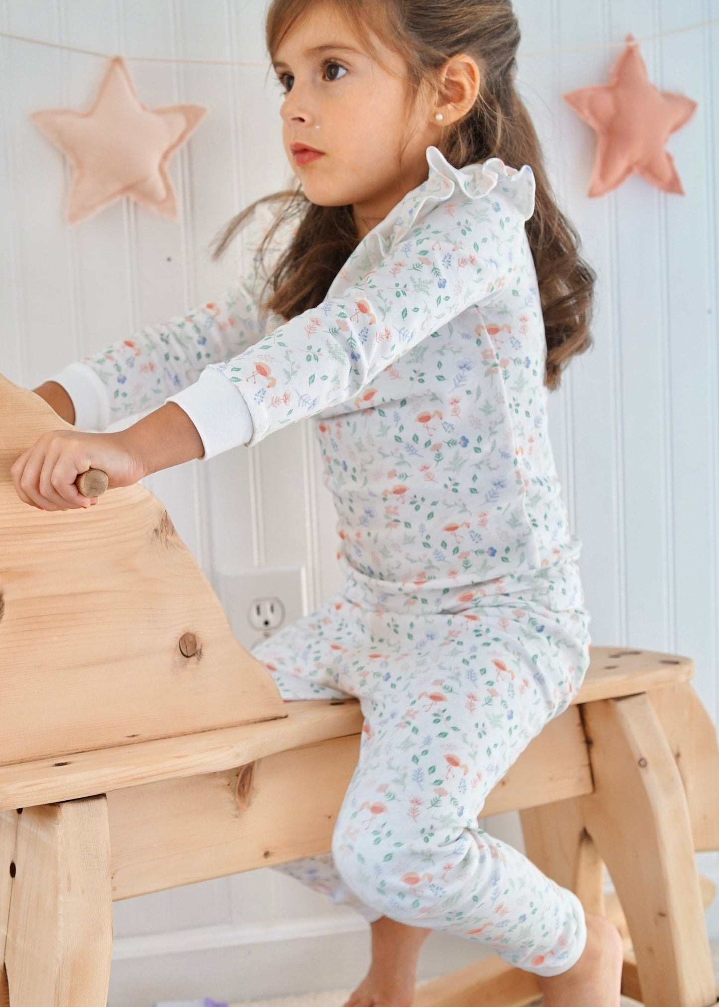 Miss Flamingo Long Pajama Set