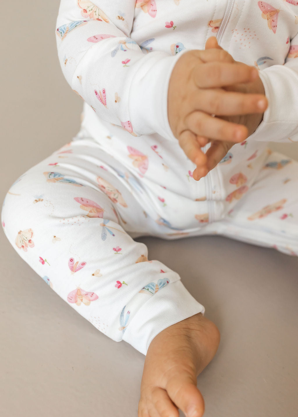 Butterflies Pima Baby Pajama