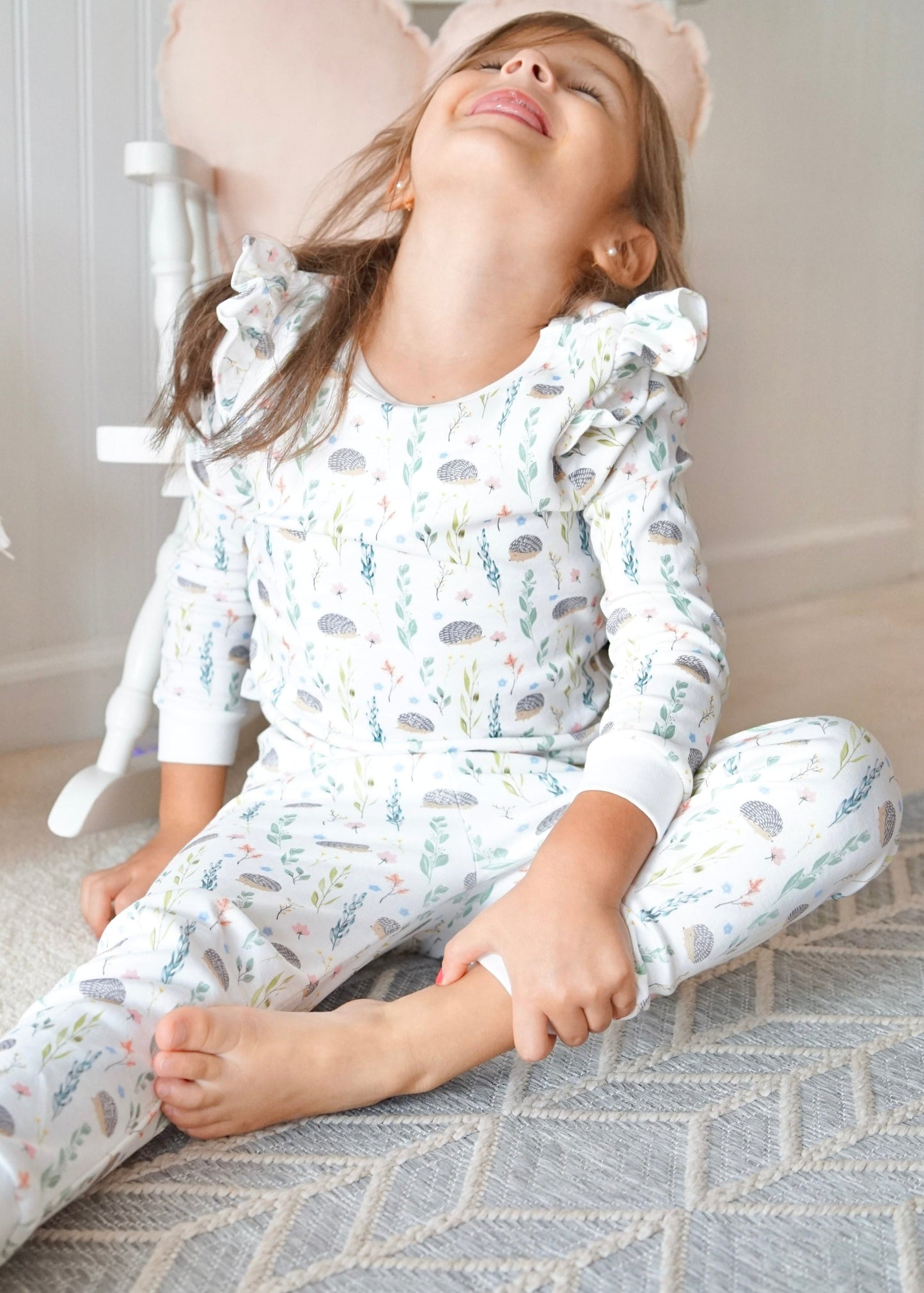 Little Hedgehog Long Pajama Set