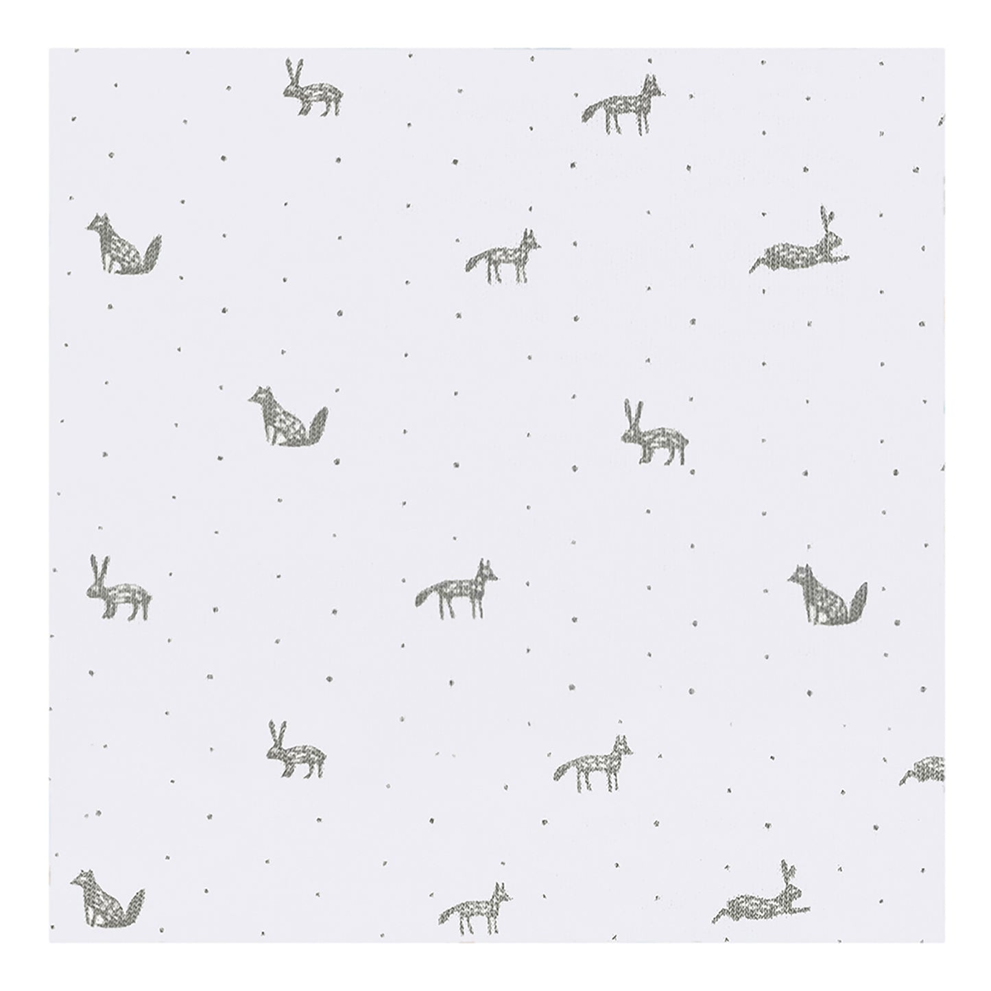 Little Gray Rabbit Baby Blanket