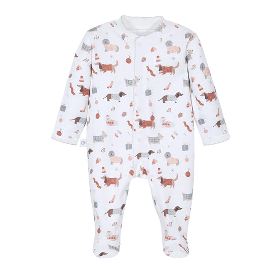 Holiday Pima Baby Footed Pajama