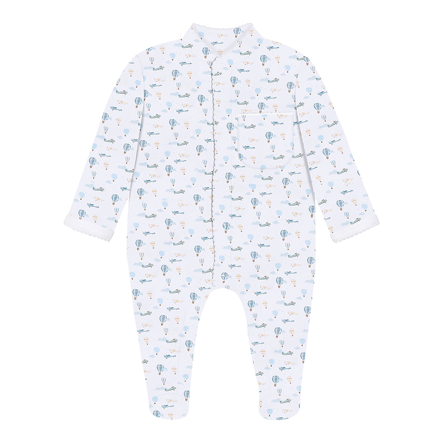 Little Airplanes Pima Baby Pajama