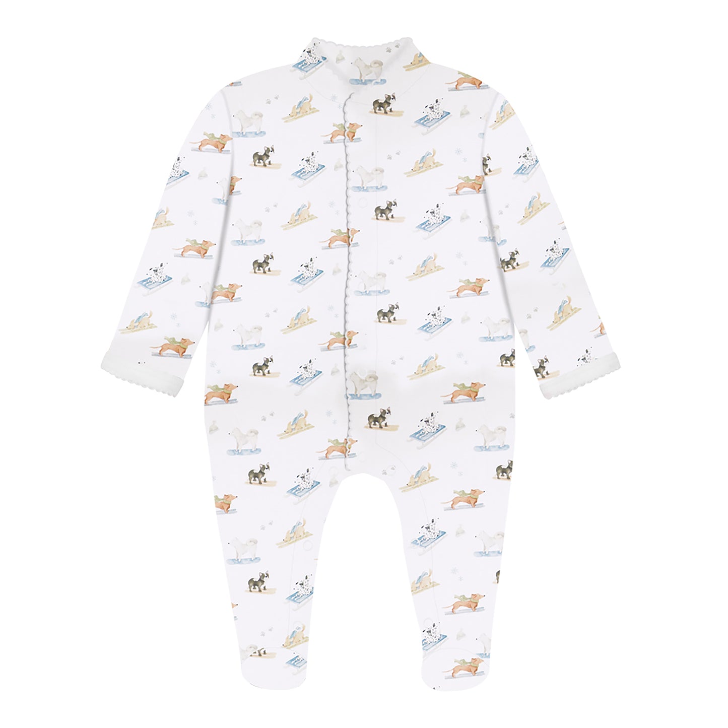 Ski Pups Boy Baby Pajama