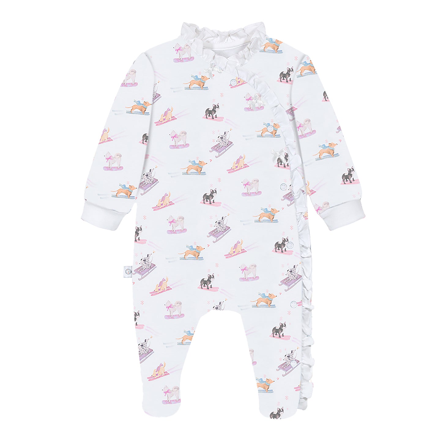 Ski Pups Girl Pima Baby Pajama