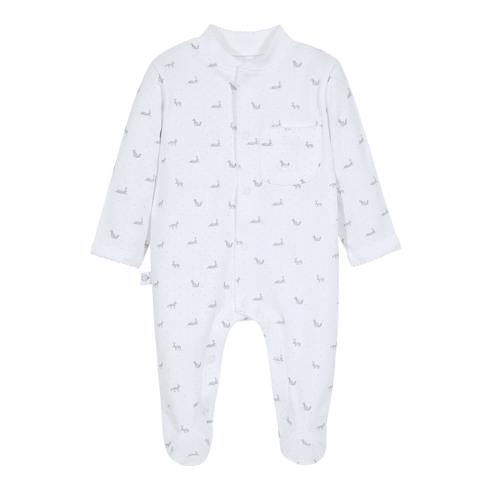 Gray Rabbit Footed Pajama