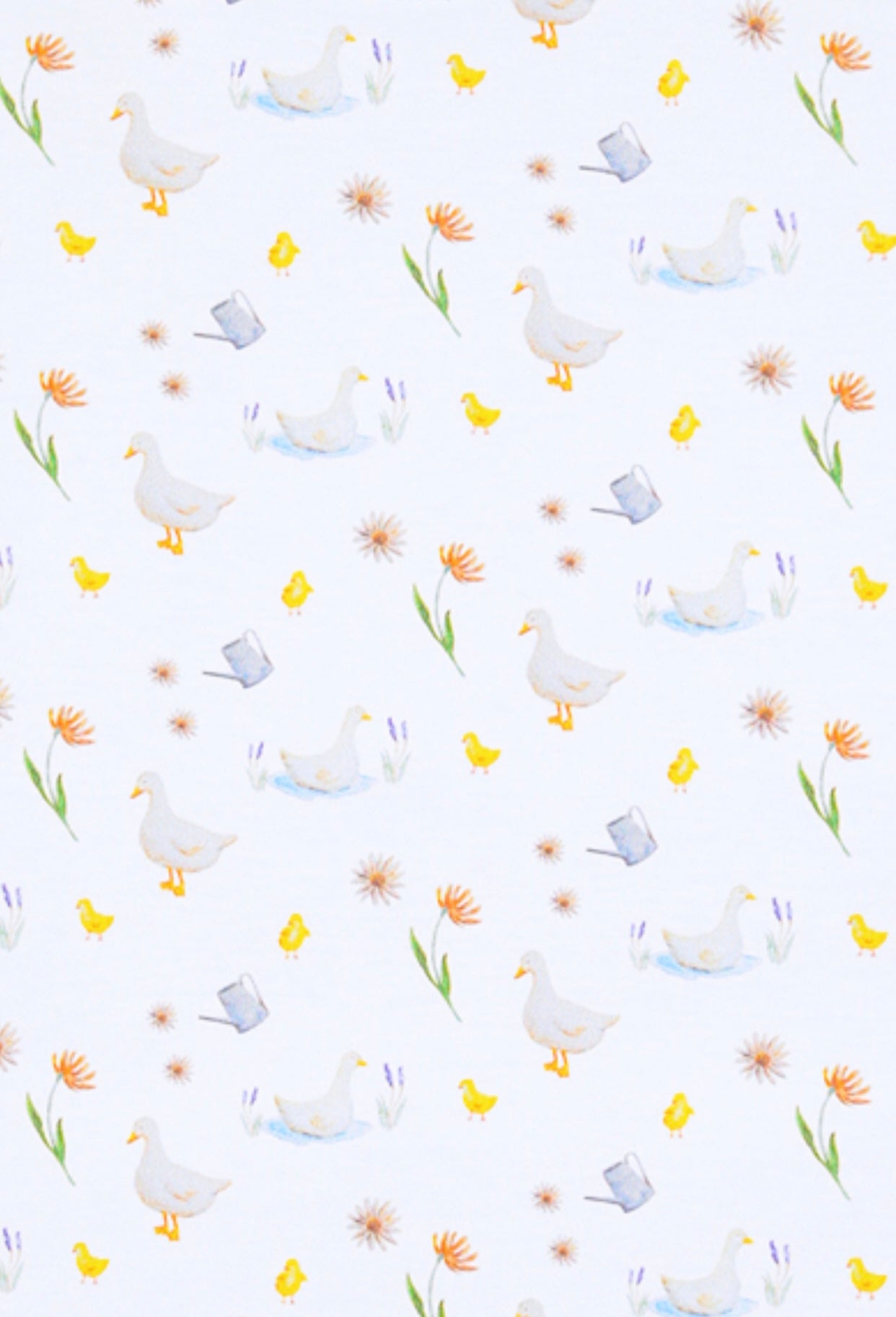 Ducks and Ducklings Baby Blanket