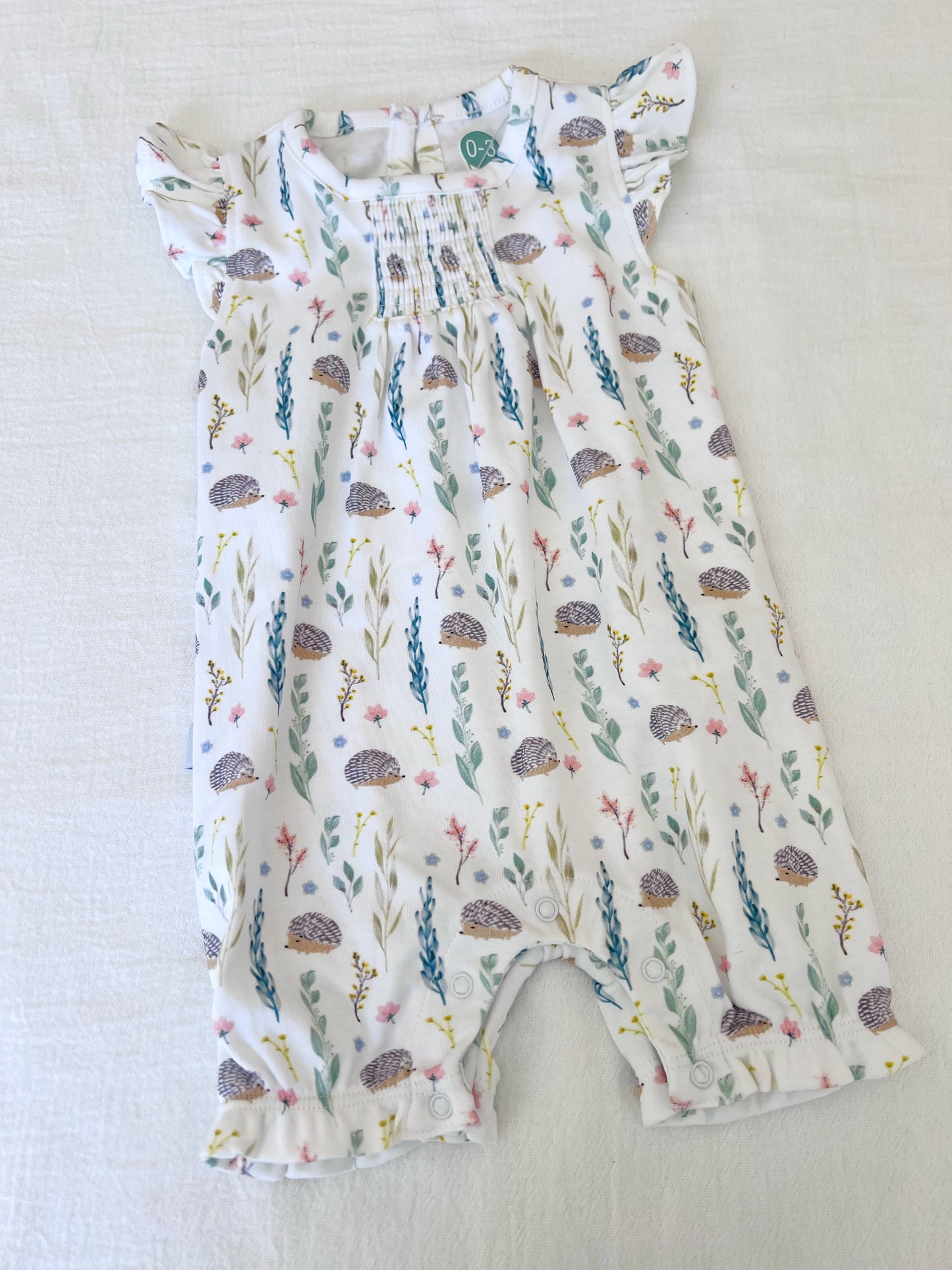 Little Hedgehog short romper