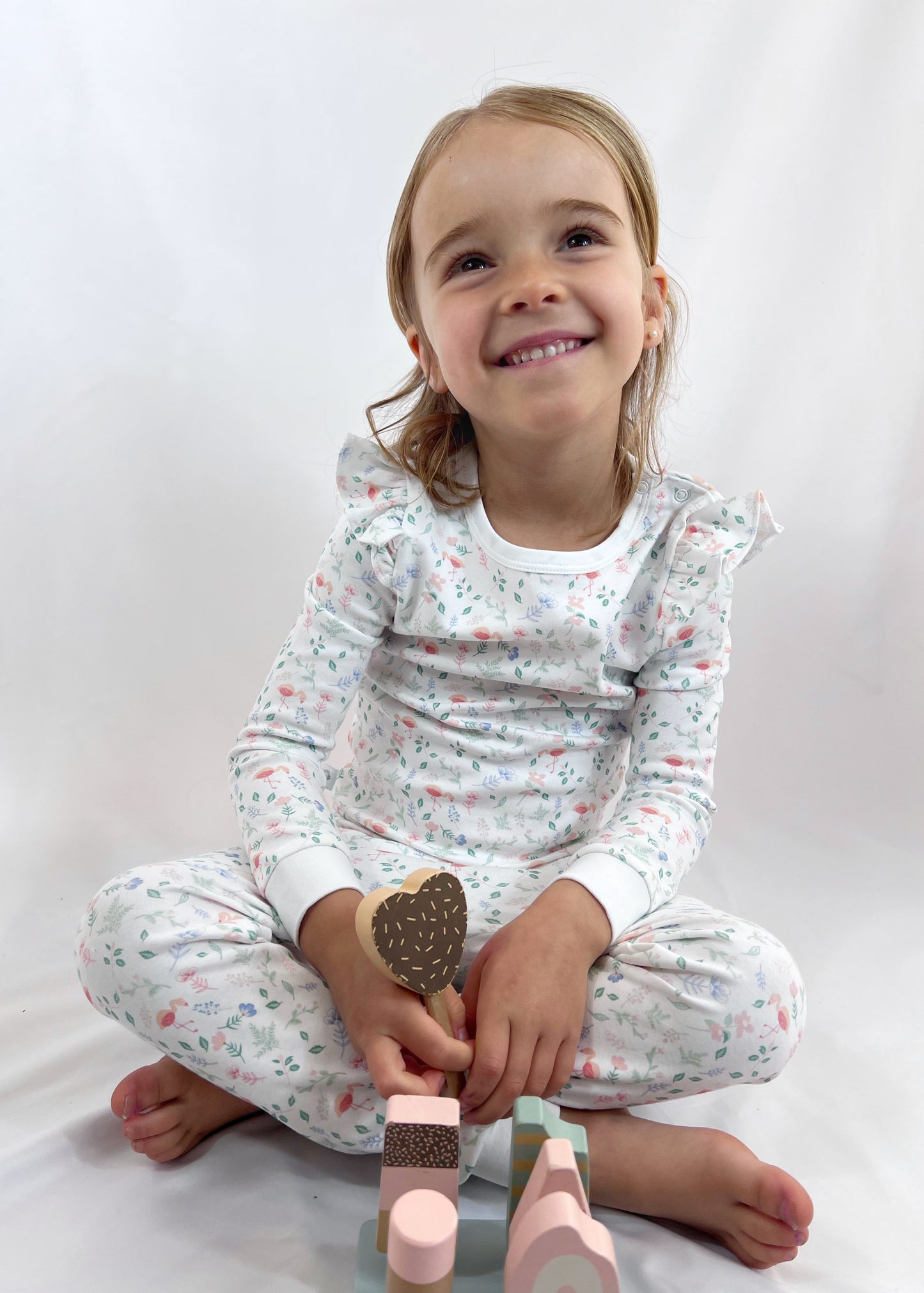 Miss Flamingo Long Pajama Set