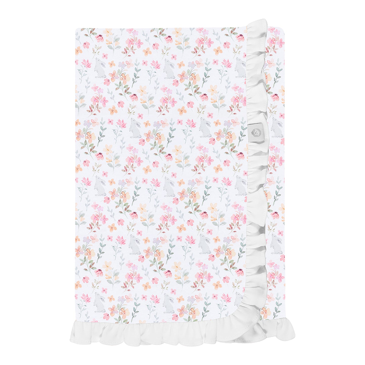Winter Flowers Pima Baby Blanket