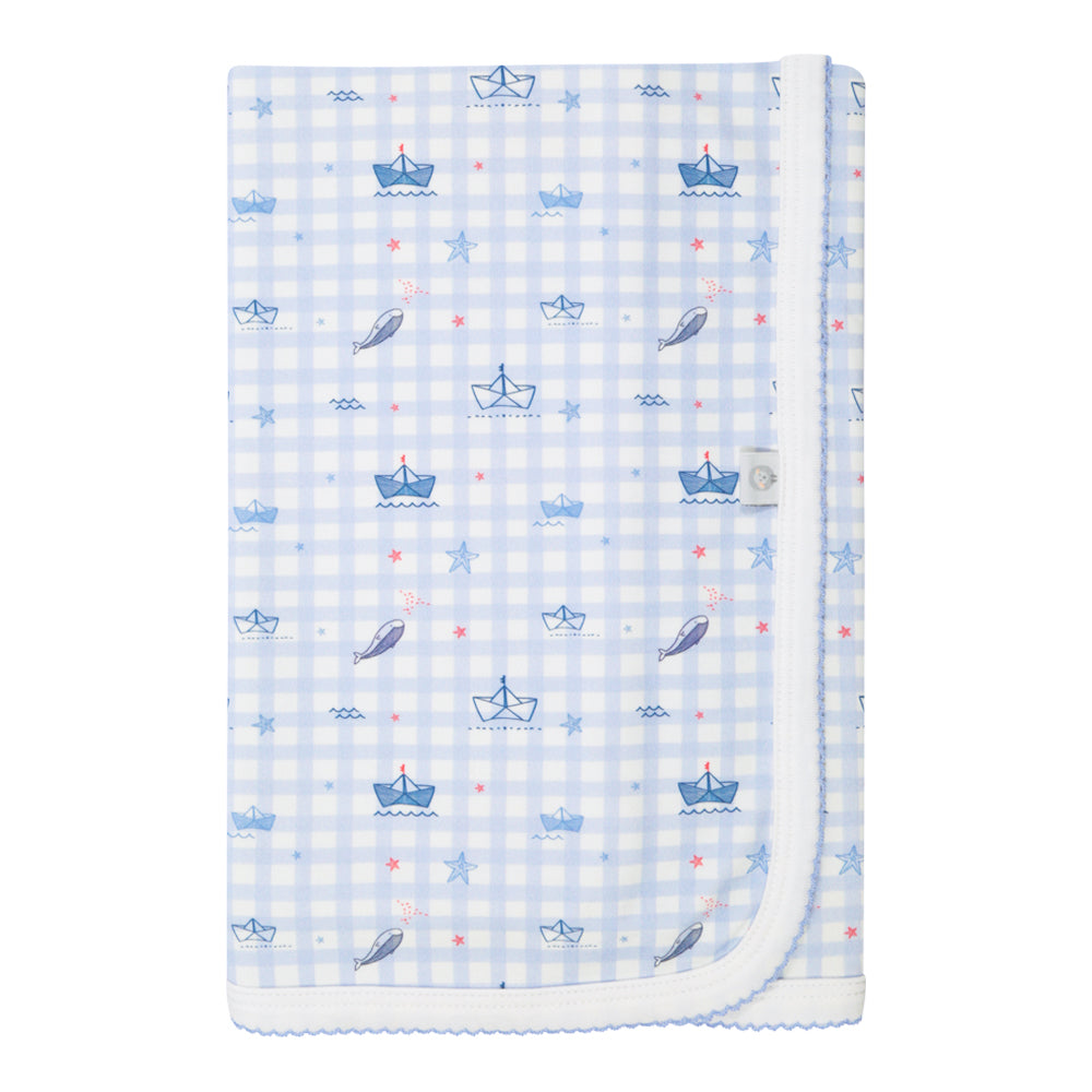 Sailors Pima Cotton Baby Blanket