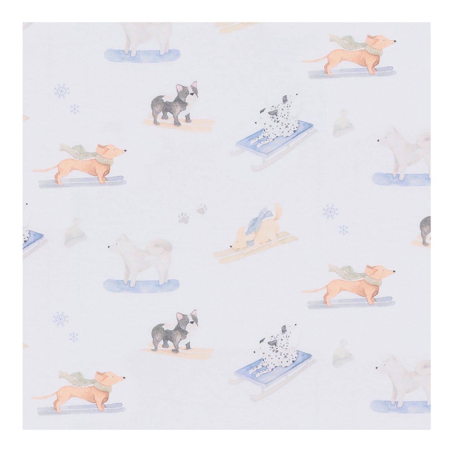 Ski Pups Boy Baby Pajama