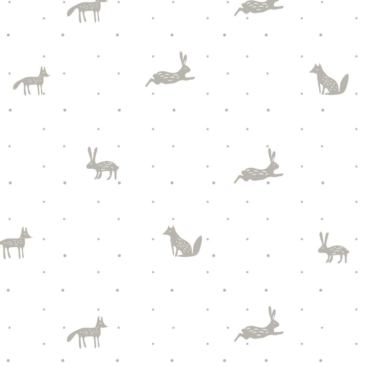 Little Gray Rabbit Pima Baby Blanket