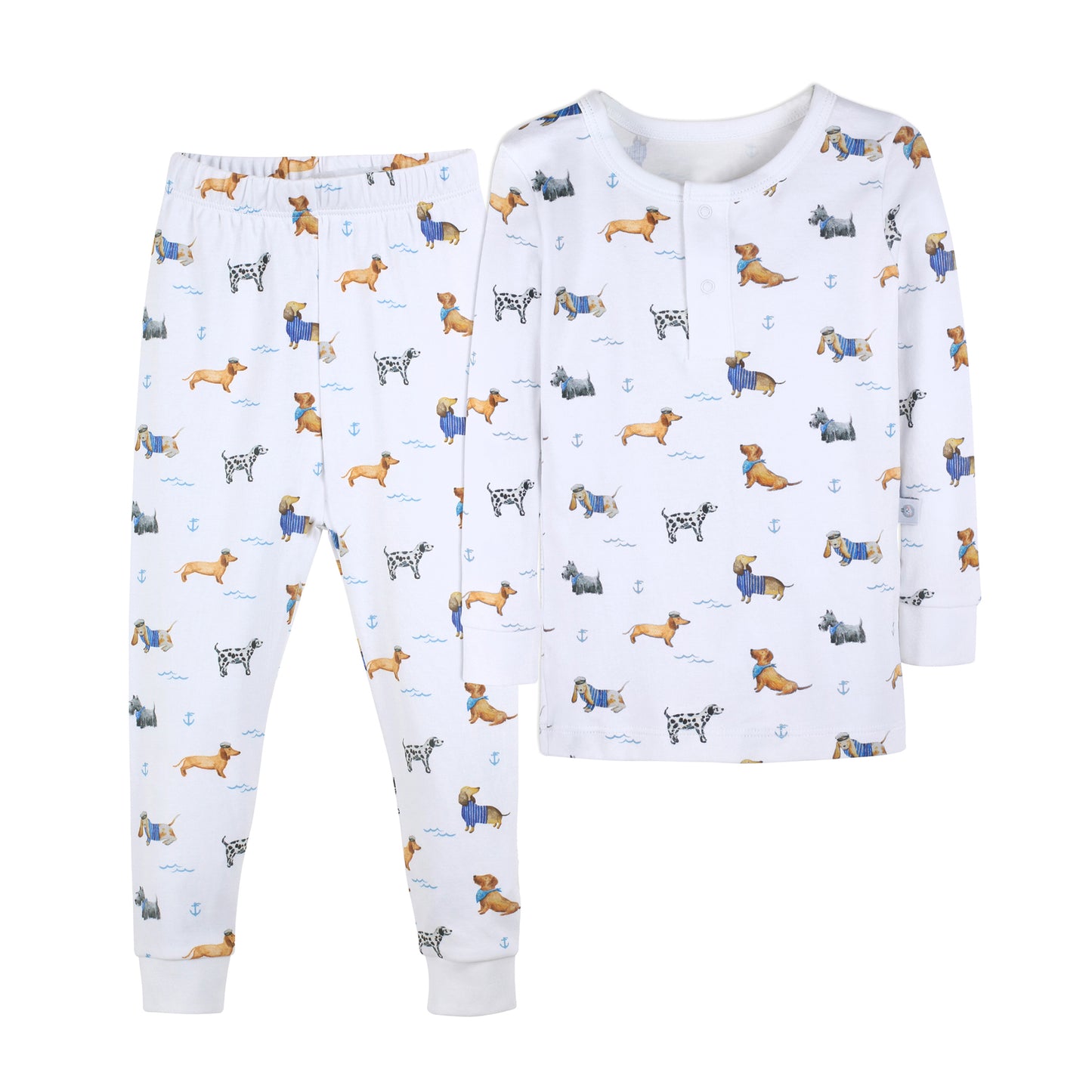 Sailor Puppy Long Pajama Set