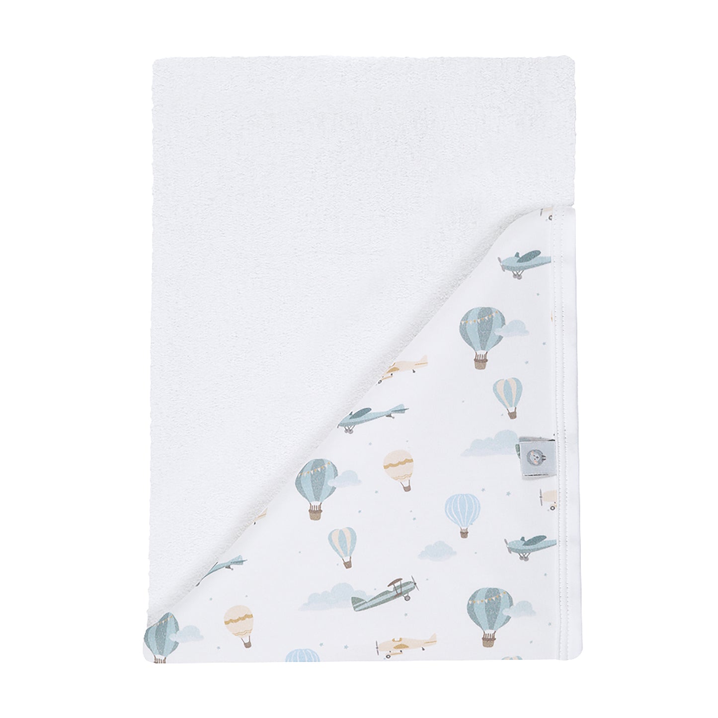Little Airplanes Pima Hooded Towel