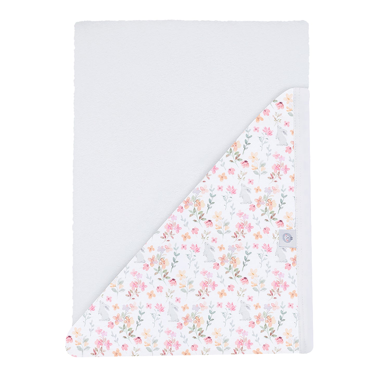 Winter Flowers Pima Hooded Towel
