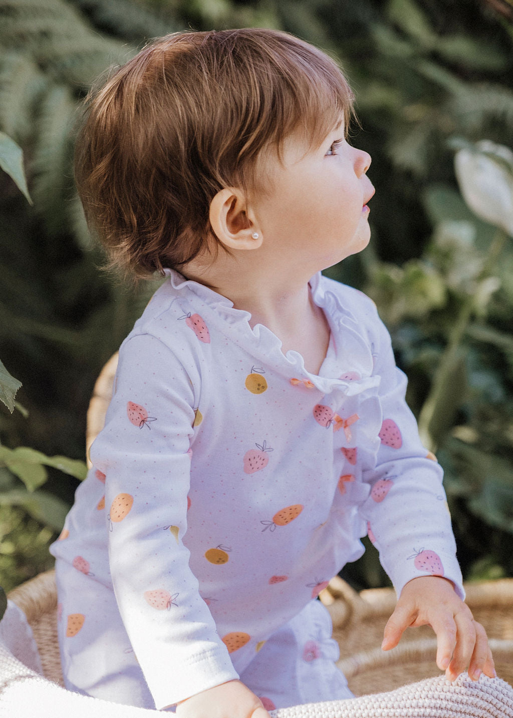 Fruitylicious footed pajama