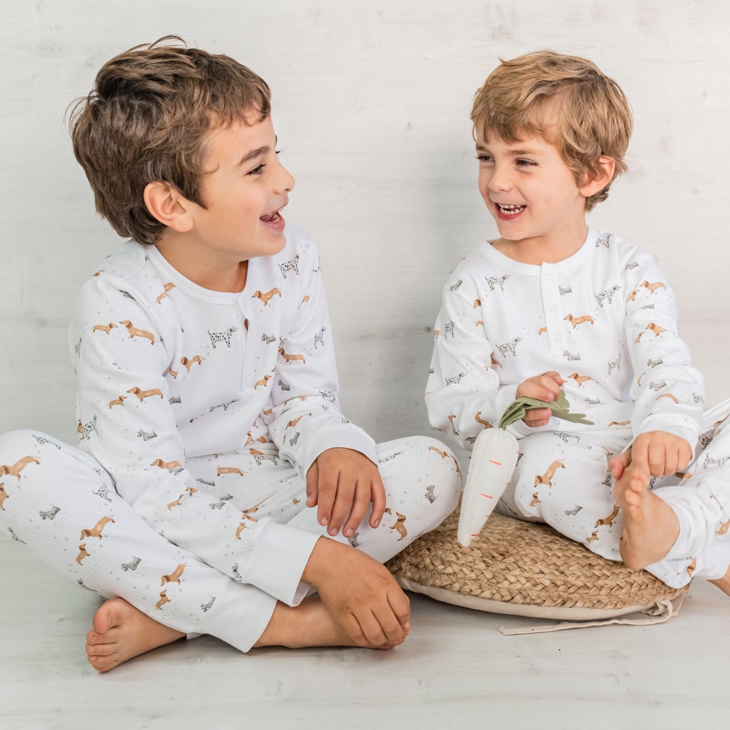Puppy Vibes Long Pajama Set