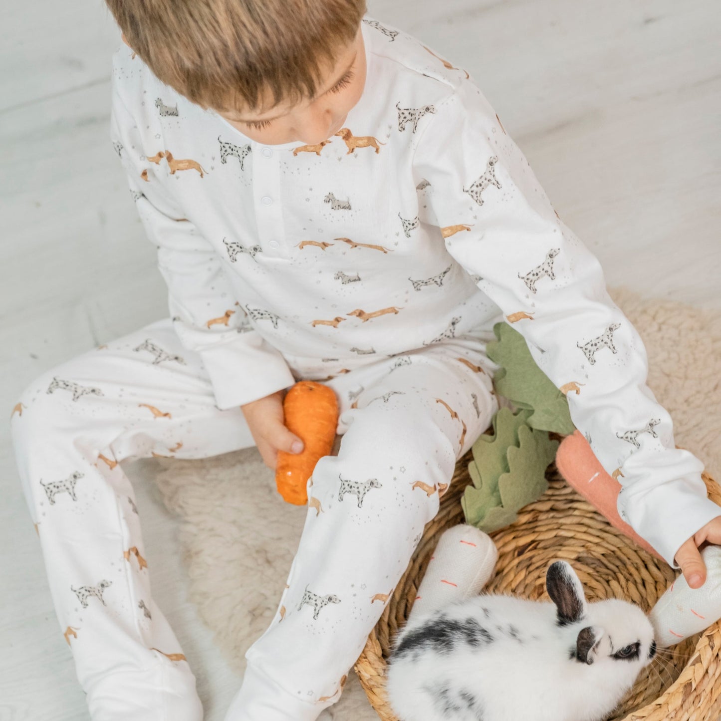 Puppy Vibes Long Pajama Set