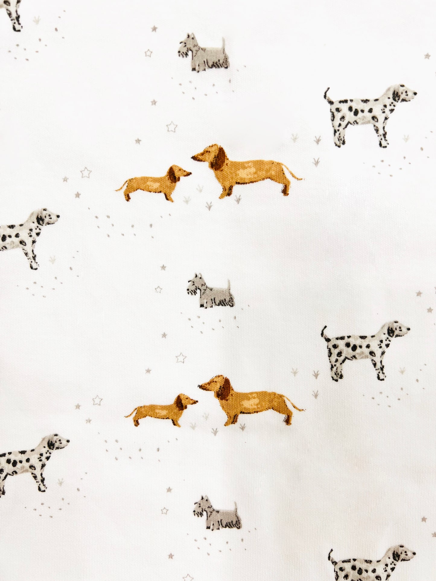 Puppy Vibes Pima Baby Footed Pajama