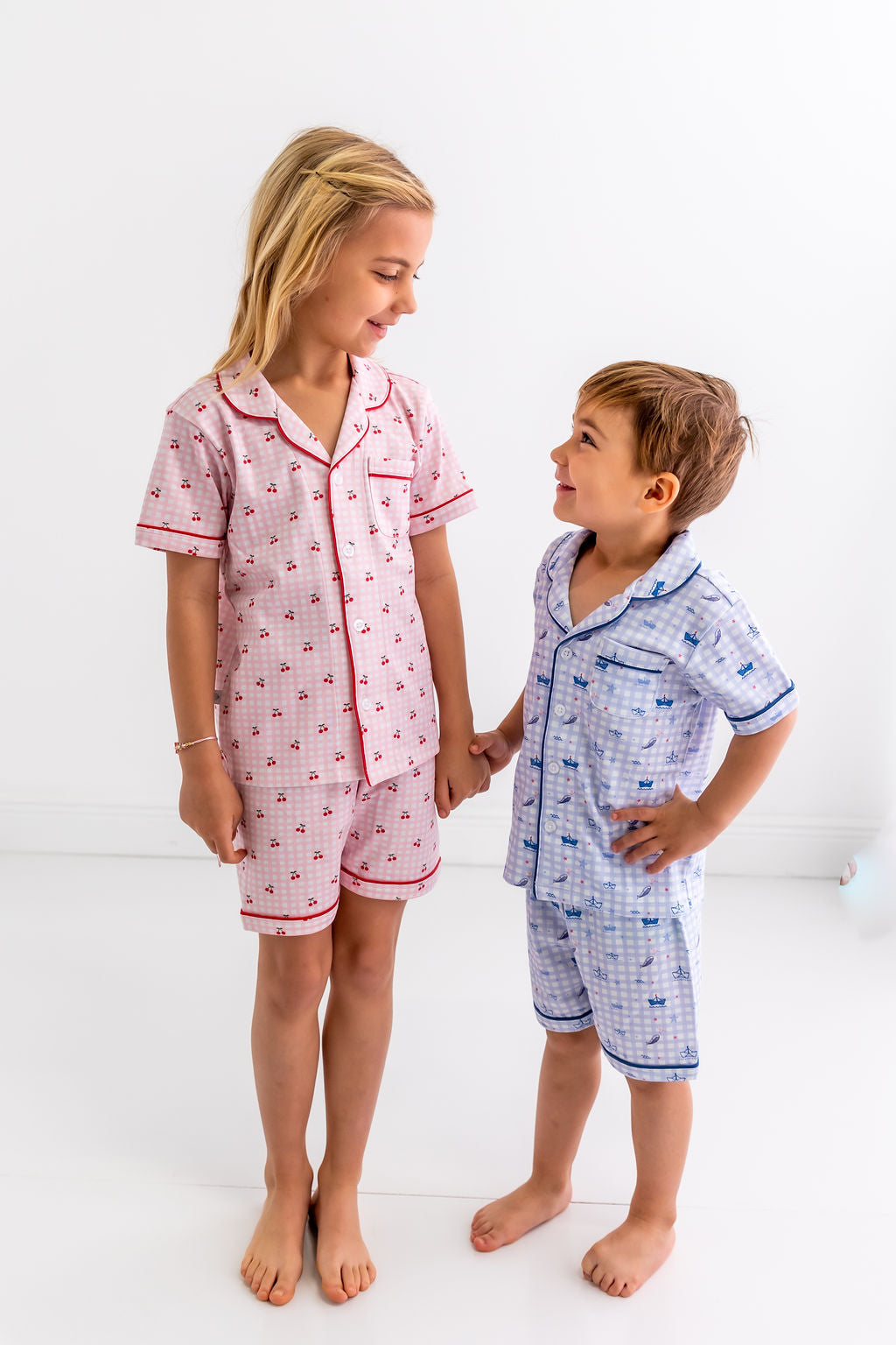 Sailors Boy Pima Cotton Short Pajama Set – Soft Two-Piece