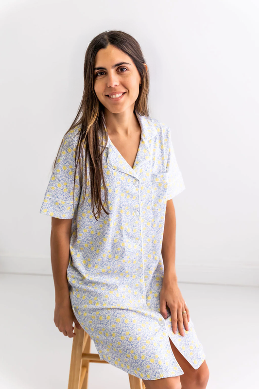 Lemons Woman's Pima Cotton Nightdress