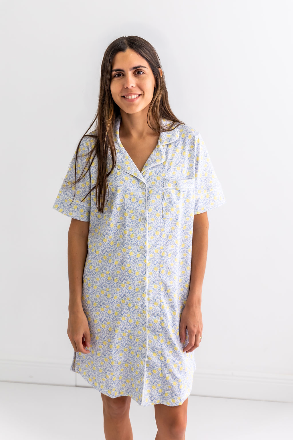 Lemons Woman's Pima Cotton Nightdress
