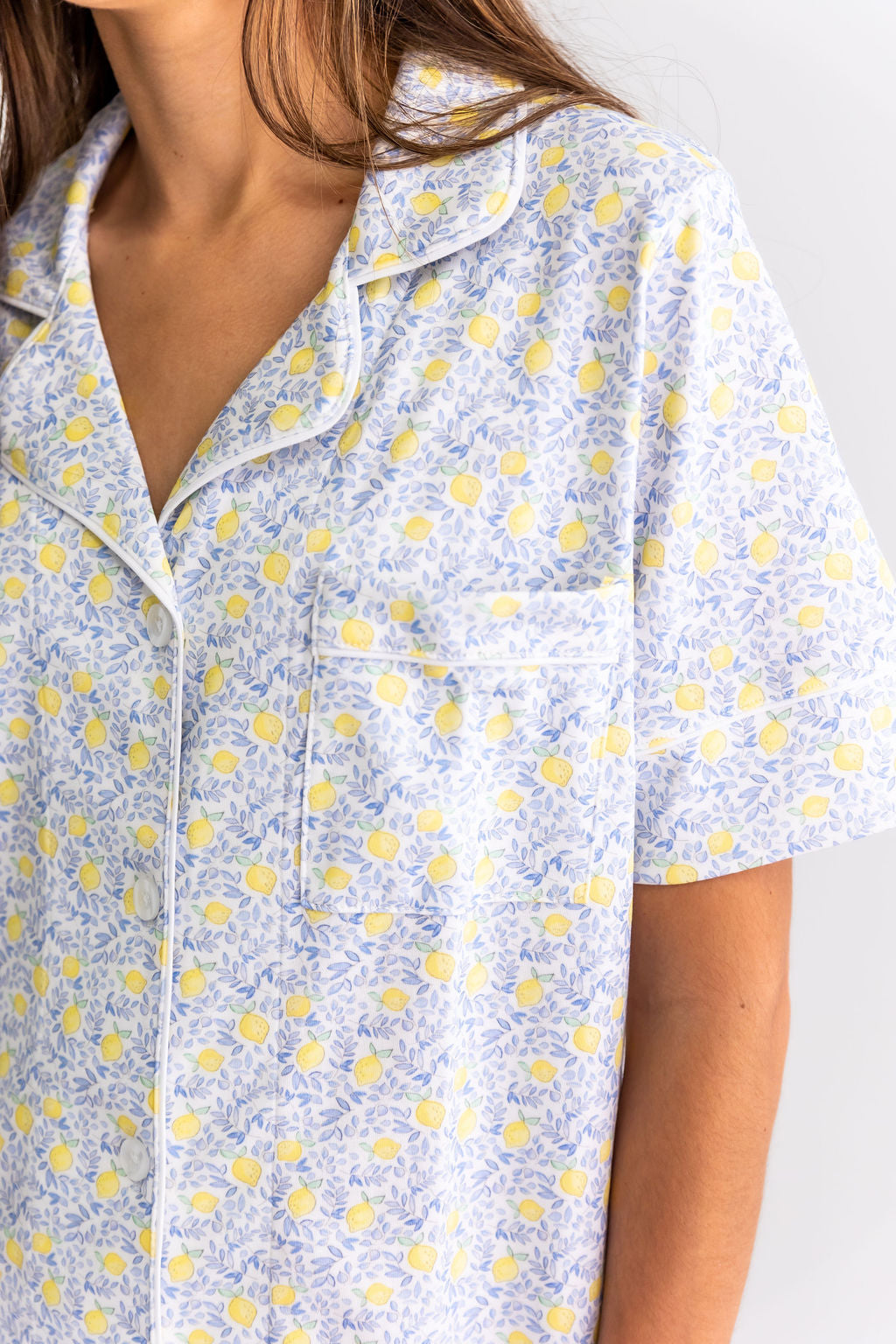 Lemons Woman's Pima Cotton Nightdress