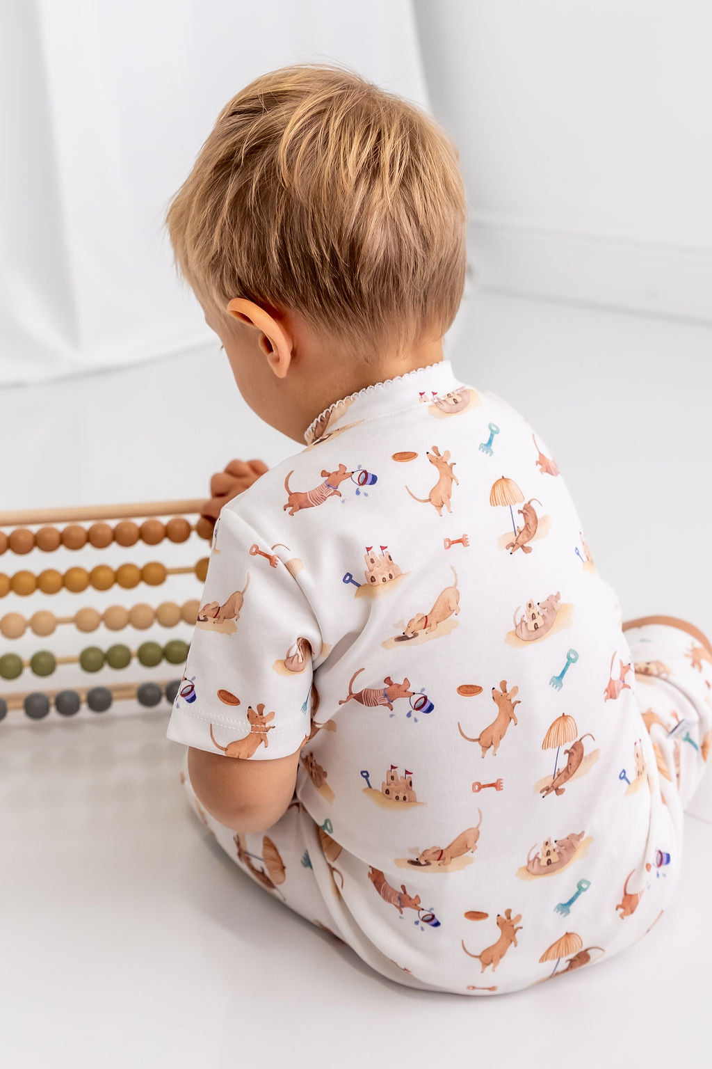 Beach Dogs Pima Cotton Short Romper