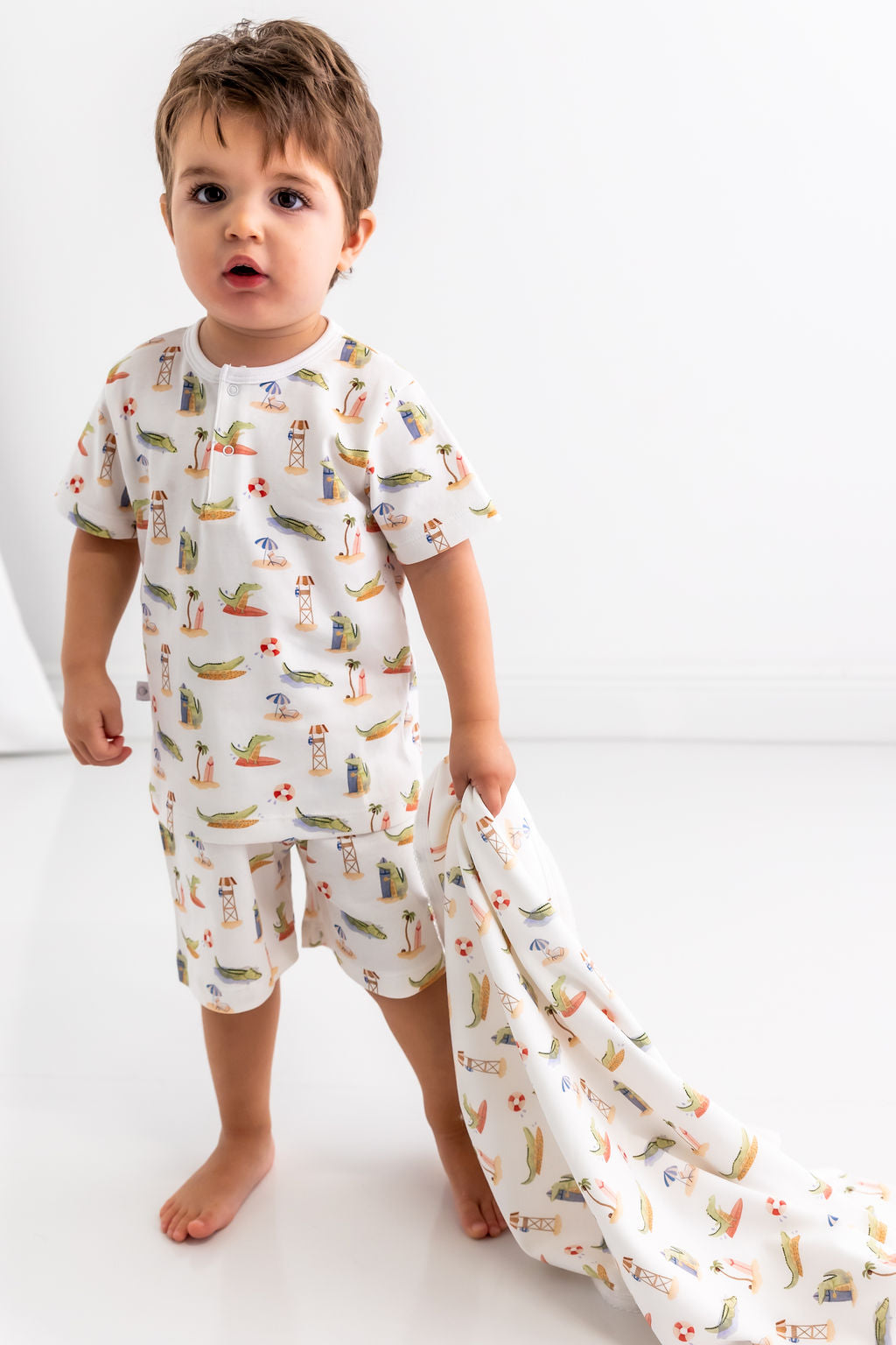 Alligators Pima Cotton Baby Blanket