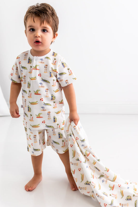 Alligators Pima Cotton Baby Blanket