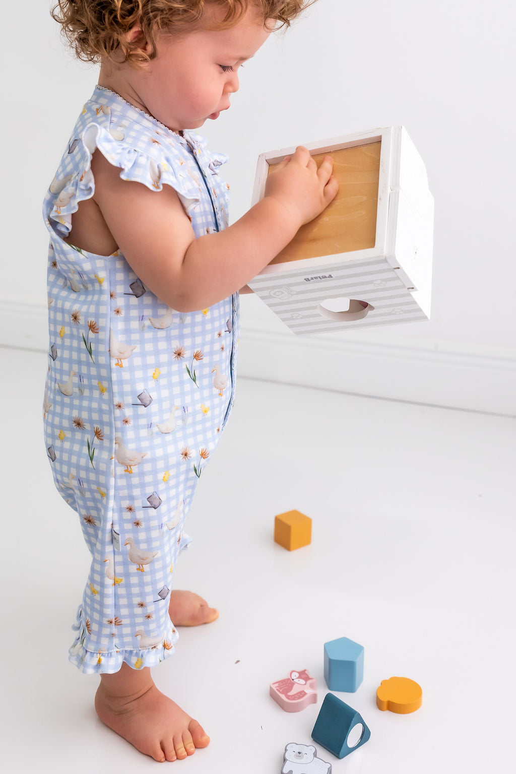 Duck & Goose Pima Cotton Short Romper