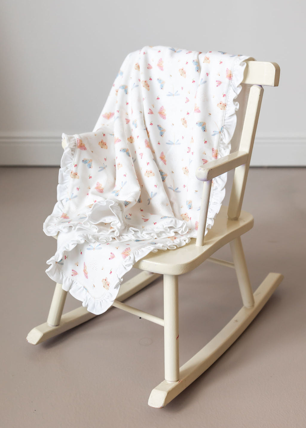 Butterflies Pima Baby Blanket