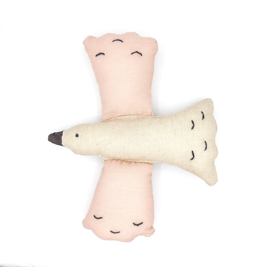 Linen Bird Pink