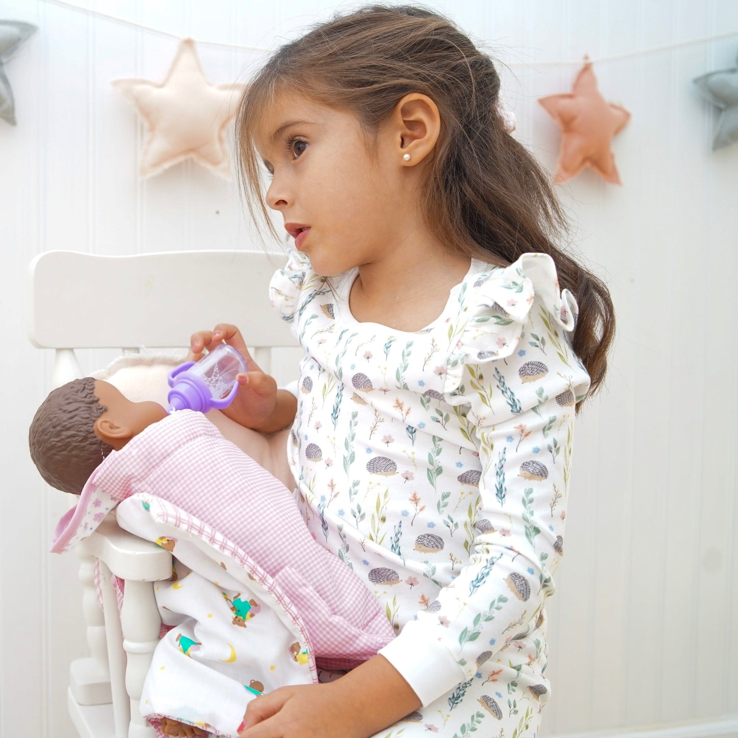 Little Hedgehog Long Pajama Set