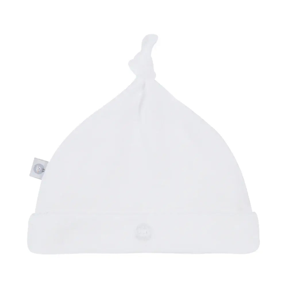 White Basic Pima Cotton Newborn Hat