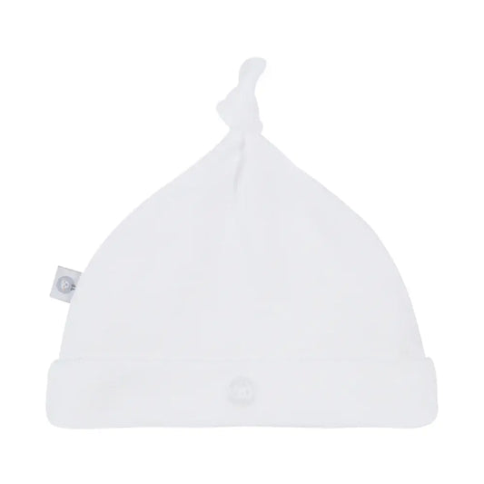 White Basic Pima Cotton Newborn Hat