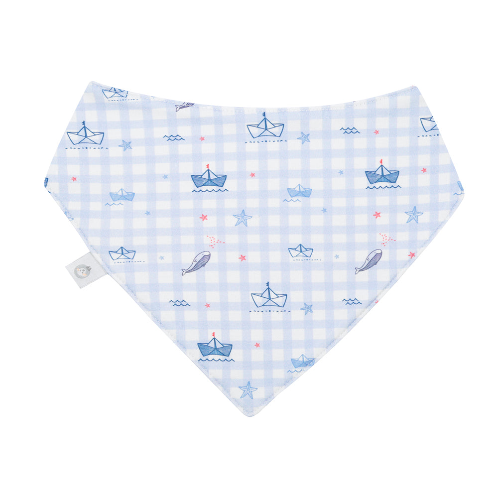 Sailors Pima Cotton Baby Bib