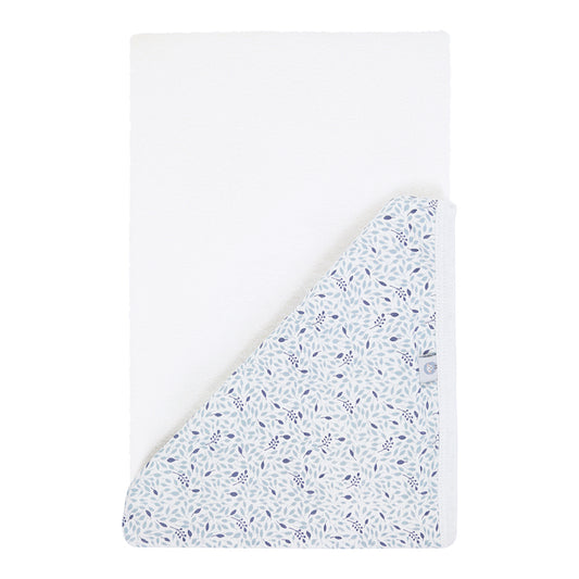 Blue Leaves Hooded Towel