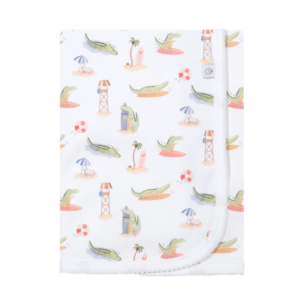 Alligators Pima Cotton Baby Blanket