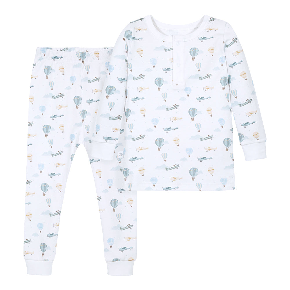 Little Airplanes Long Pajama Set