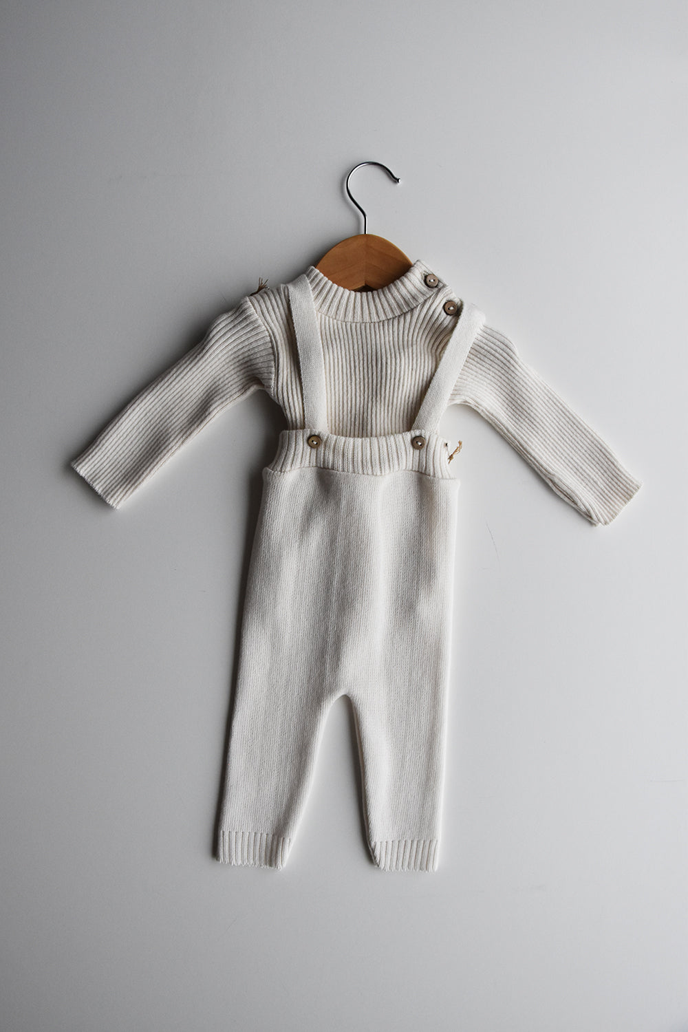 Knit Overall Shark Natural