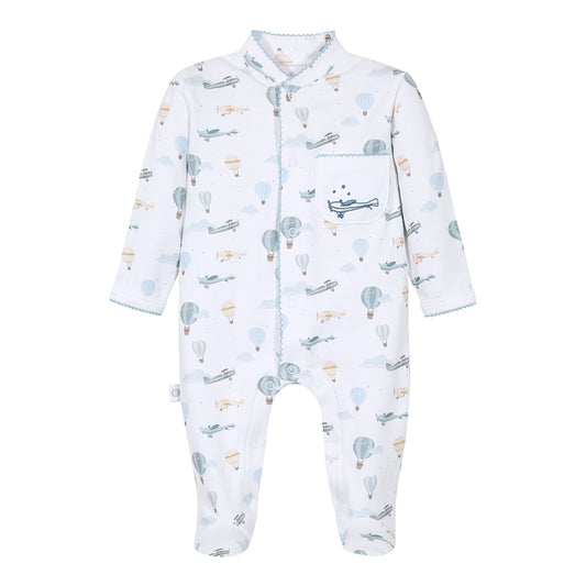 Airplanes Baby Footed Pajama