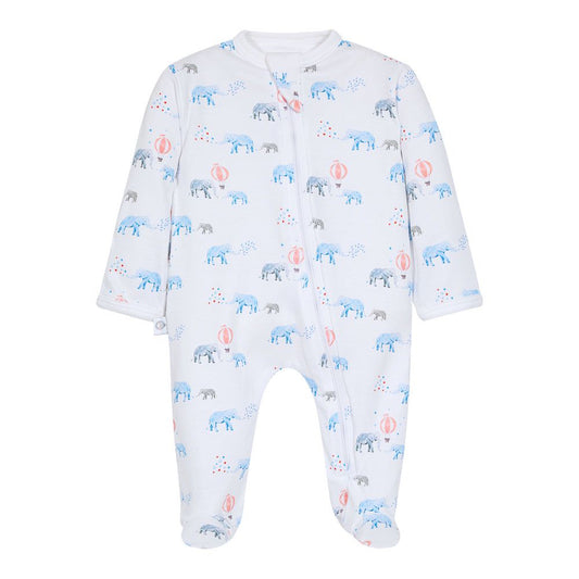 Elephants and Balloons Baby Footed Pajama