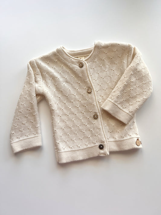 Knit Jacket Dolphin Natural