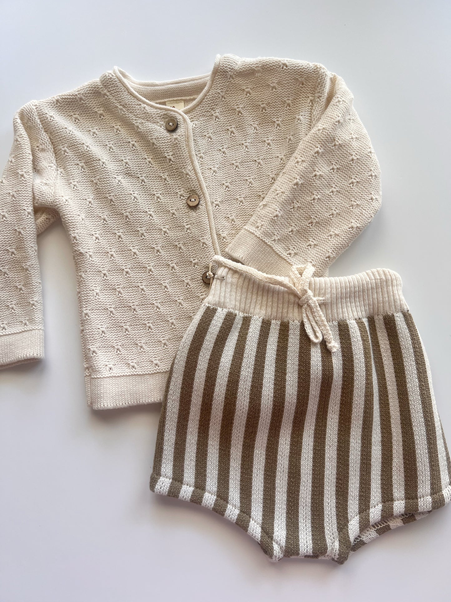 Knit Jacket Dolphin Natural