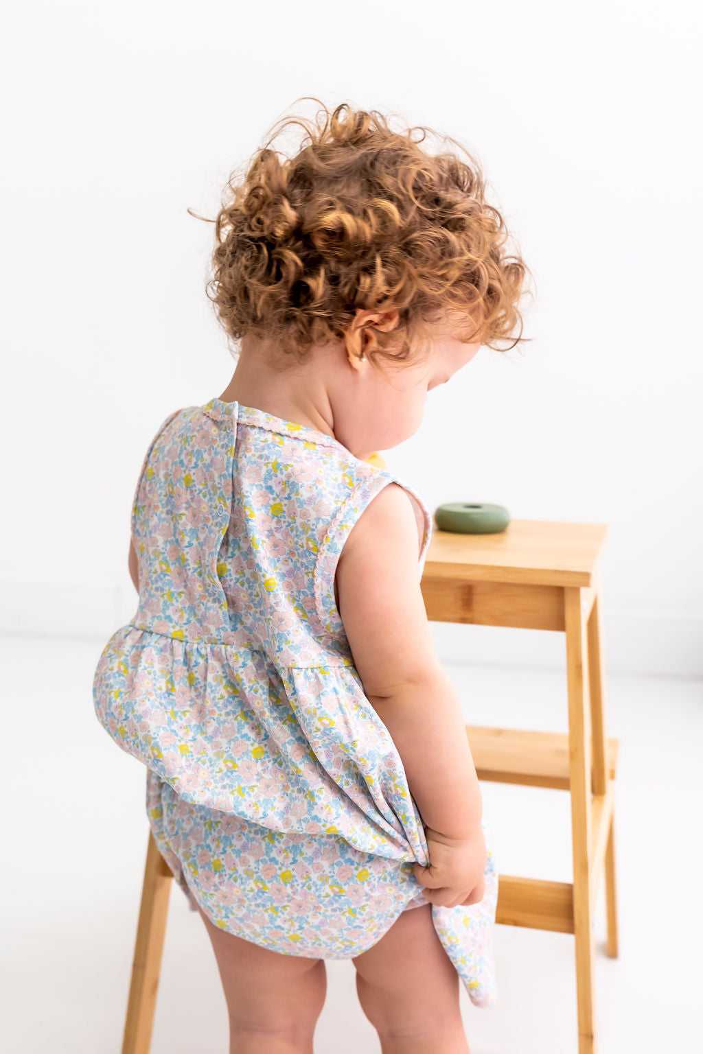 Liberty Pima Cotton Baby Dress w/ Bloomer